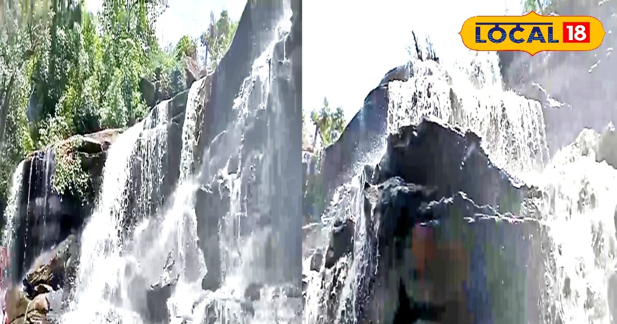 This waterfall of UP is mysterious, disappears after rain, surrounded by forest from all sides