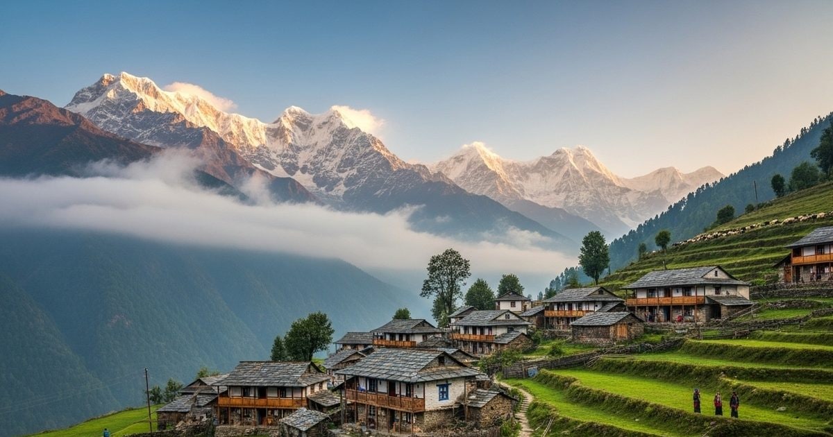 Himachal Beautiful Villages. Beautiful village of Himachal